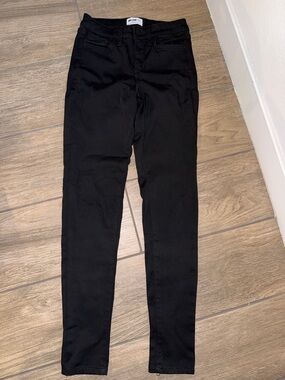 William Rast Black Skinny Jeans - High-Rise Stretch